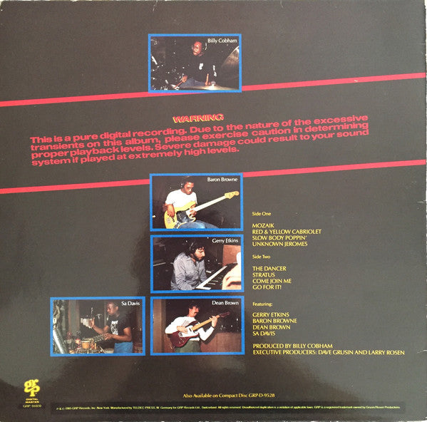Billy Cobham : Warning (LP, Album)