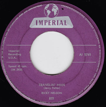 Ricky Nelson (2) : Travelin' Man / Hello Mary Lou (7", Single)