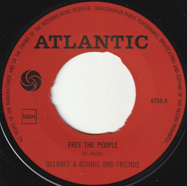 Delaney And Bonnie And Friends* : Free The People (7", Single, 3-P)