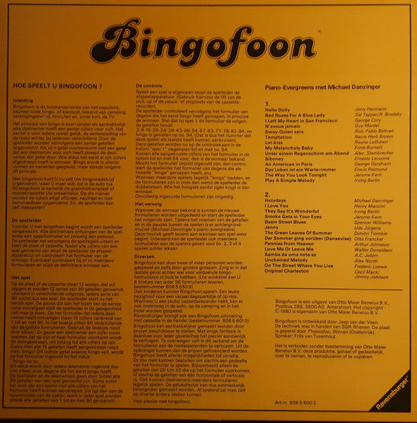 Jaap van der Veen : Bingofoon (LP)