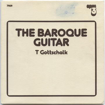 Tony Gottschalk : The Baroque Guitar (LP, Album)