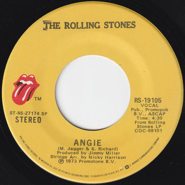 The Rolling Stones : Angie (7", Single, RE, Spe)