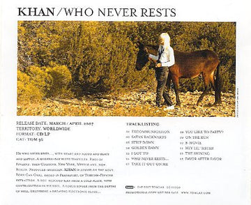 Khan : Who Never Rests (CD, Album, Promo)