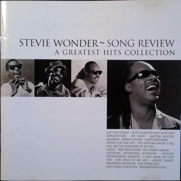 Stevie Wonder : Song Review (A Greatest Hits Collection) (CD, Comp, PMD)