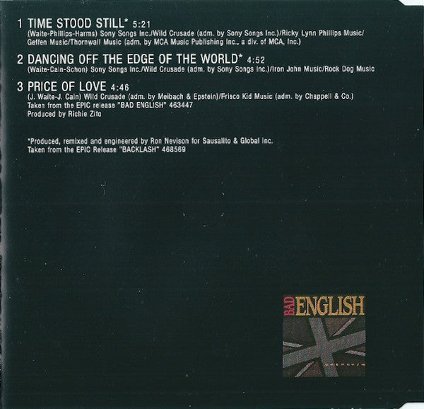 Bad English Featuring John Waite : Time Stood Still (CD, Maxi)