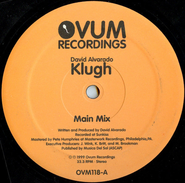 David Alvarado : Klugh (12")