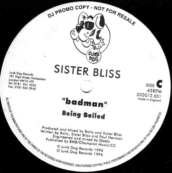 Sister Bliss : Badman (2x12", Promo)
