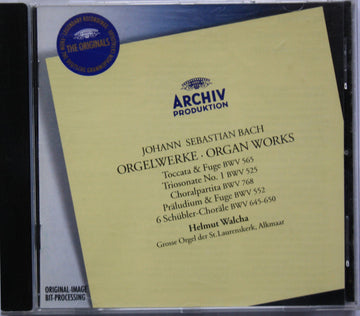 Johann Sebastian Bach, Helmut Walcha : Orgelwerke = Organ Works (CD, Comp, Mono, RE, RM)