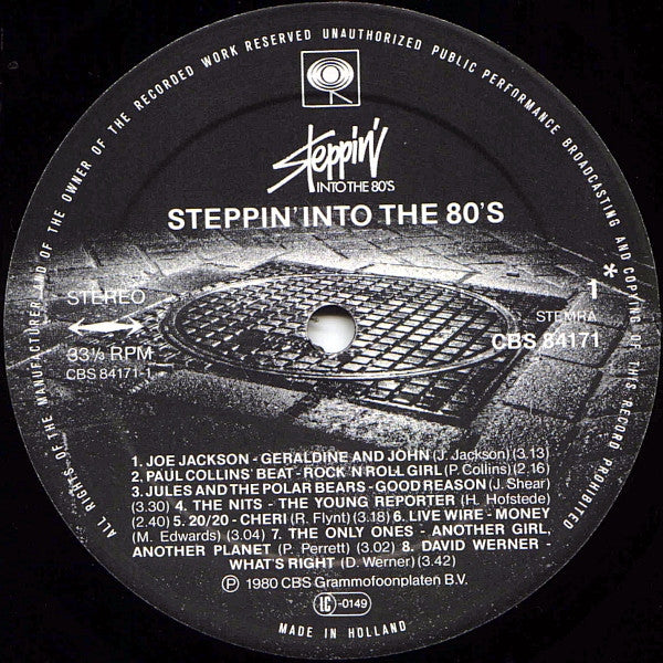 Various : Steppin' Into The 80's (LP, Comp)