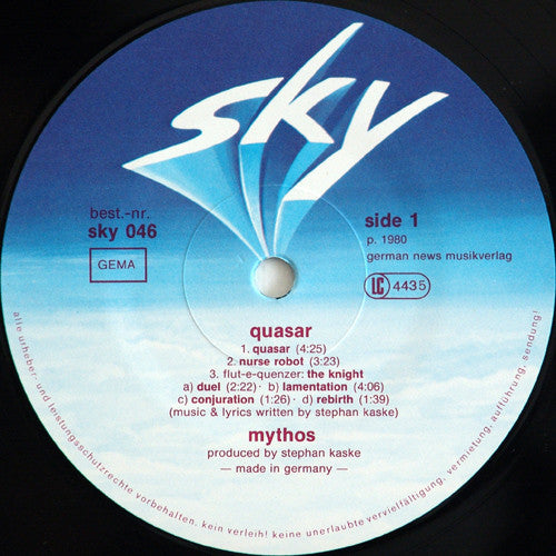Mythos (4) : Quasar (LP, Album)