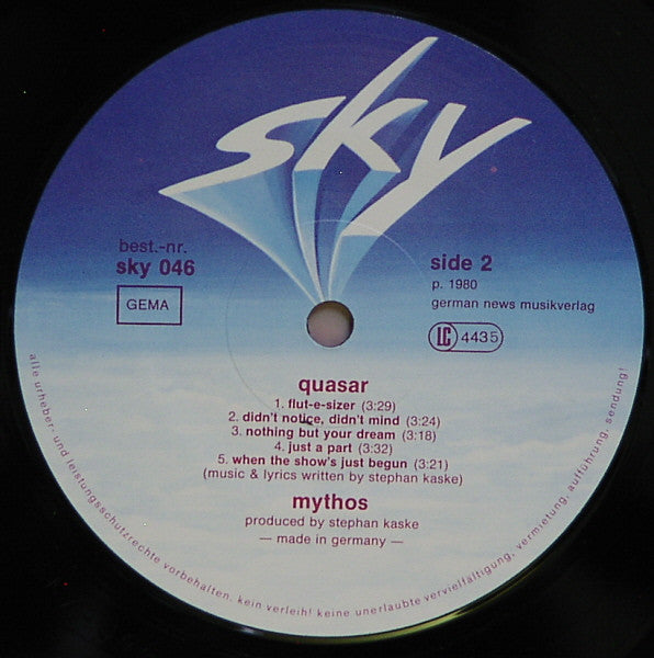 Mythos (4) : Quasar (LP, Album)