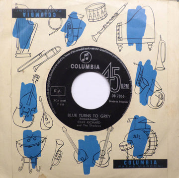 Cliff Richard & The Shadows : Blue Turns To Grey / Somebody Loses (7", Single)