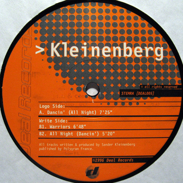 Kleinenberg* : Dancin' (All Night) (12")