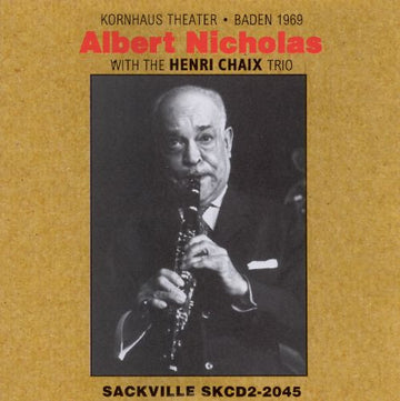 Albert Nicholas : Albert Nicholas/Henry Chaix - Baden 1969 (CD, Album)