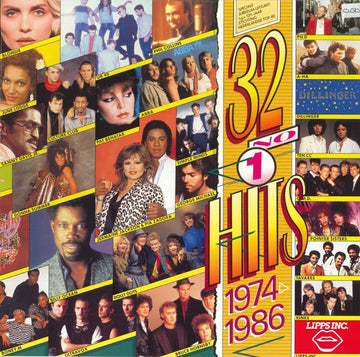 Various : 32 No. 1 Hits 1974-1986 (2xLP, Comp)