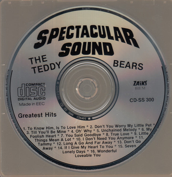 The Teddy Bears : Greatest Hits (CD, Comp)