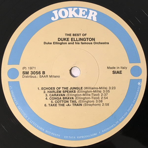 Duke Ellington : The Best Of Duke Ellington (LP, Comp, RE)
