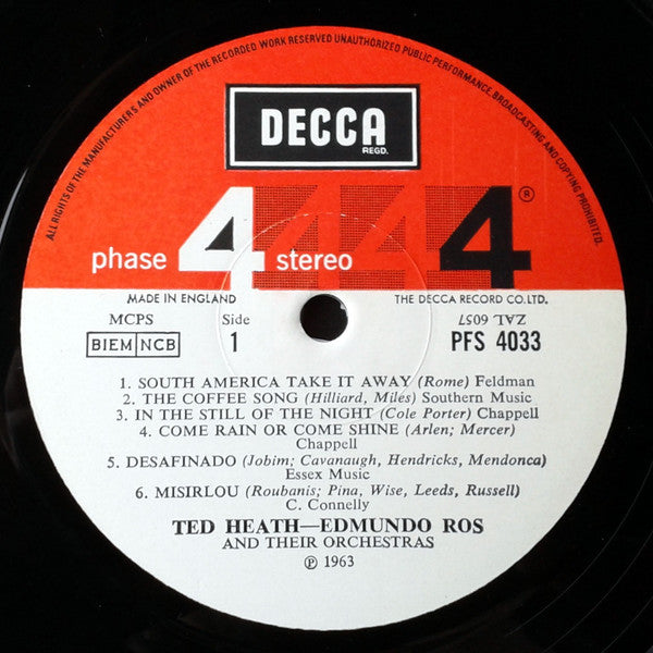 Ted Heath Vs. Edmundo Ros : Swing Vs. Latin (LP, Album)