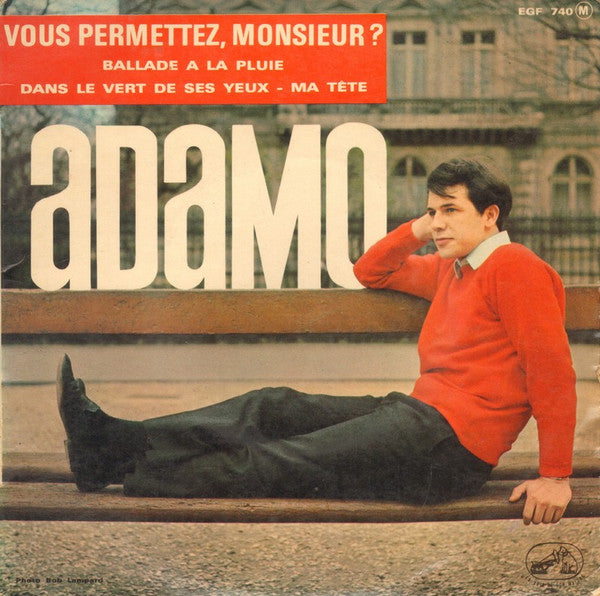 Adamo : Vous Permettez, Monsieur ? (7", EP, RP, Red)
