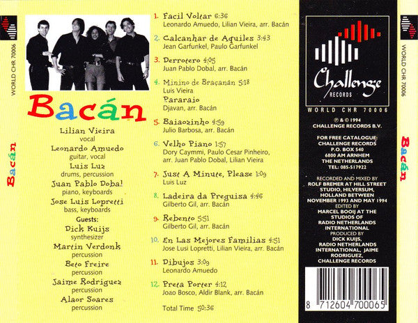 Bacán : Bacán (CD, Album)