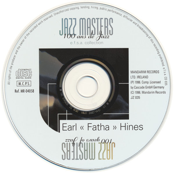 Earl Hines : Jazz Masters (100 Ans De Jazz) (CD, Album, RE)
