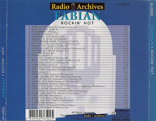Fabian (6) : Rockin' Hot (CD, Comp)