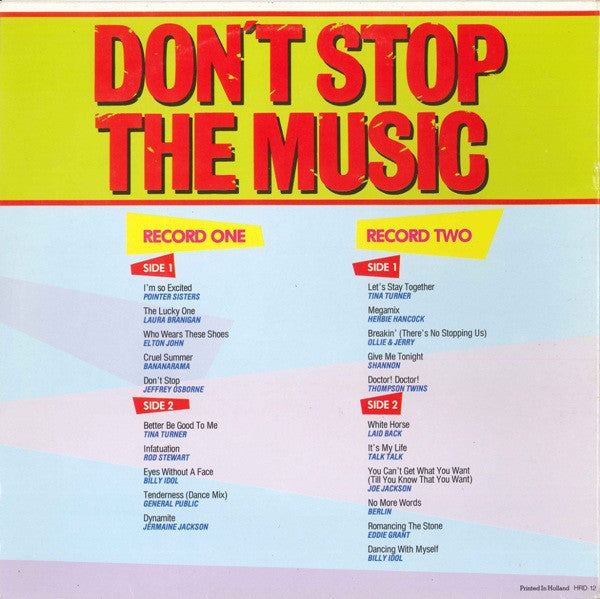 Various : Don't Stop The Music (2xLP, Comp, P/Mixed, Gat)