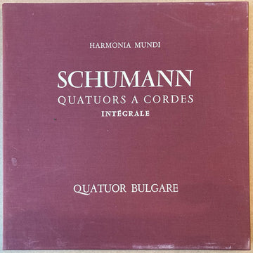 Robert Schumann - The Dimov Bulgarian State Quartet : Quatuors À Cordes - Intégrale (2xLP + Box)