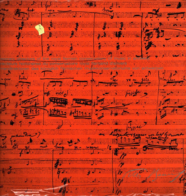 Jef Van Hoof, Peter Benoit, Jan Blockx, Lodewijk Mortelmans, Flor Peeters, Flor Alpaerts, Emile Wambach, Lodewijk de Vocht : Ere-Directeurs van Het Koninklijk Vlaams Muziekconservatorium van Antwerpen (LP, Album)