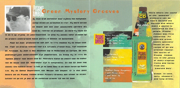 DJ Jean : Green Mystery Grooves (CD, Comp, Mixed)