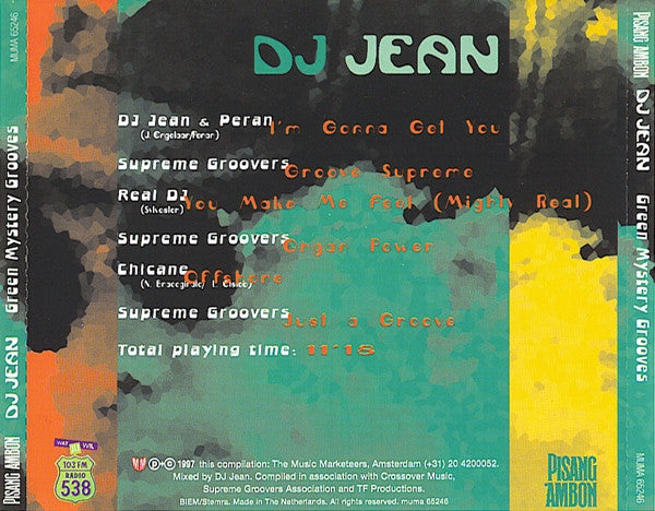 DJ Jean : Green Mystery Grooves (CD, Comp, Mixed)