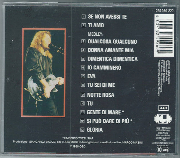 Umberto Tozzi : Live Royal Albert Hall (CD, Album)