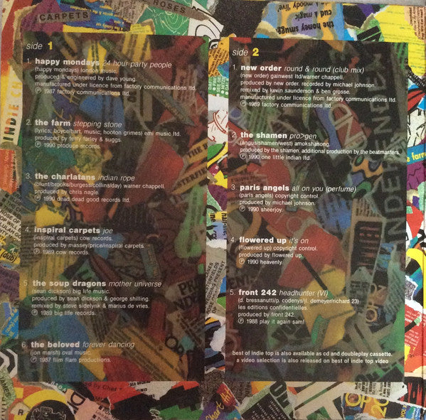 Various : The Best Of Indie Top 20 (2xLP, Comp)