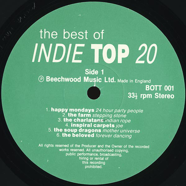 Various : The Best Of Indie Top 20 (2xLP, Comp)