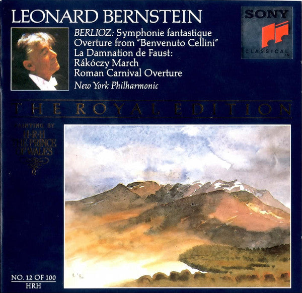 Hector Berlioz, Leonard Bernstein, New York Philharmonic : Symphonie Fantastique, Overture From "Benvenuto Cellini," Rákóczky March, Roman Carnival Overture (CD, Comp, RE, RM)