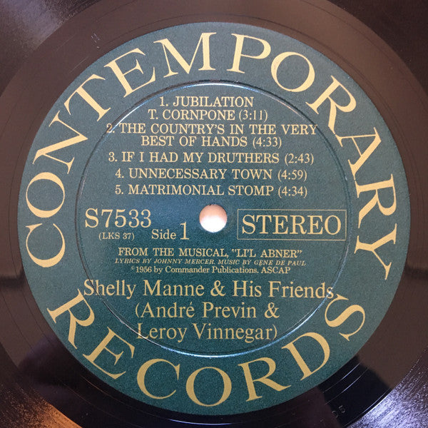 Shelly Manne & His Friends : Modern Jazz Performances Of Songs From Li'l Abner (LP, Album, RE, Dee)