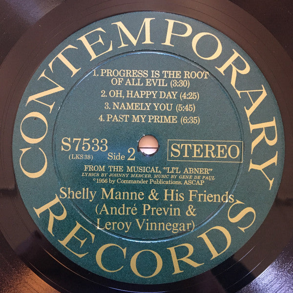 Shelly Manne & His Friends : Modern Jazz Performances Of Songs From Li'l Abner (LP, Album, RE, Dee)