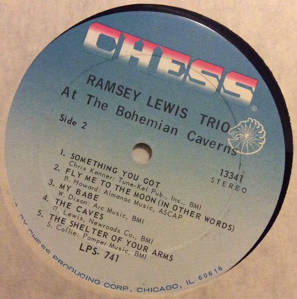 The Ramsey Lewis Trio : At The Bohemian Caverns (LP, Album, RE)