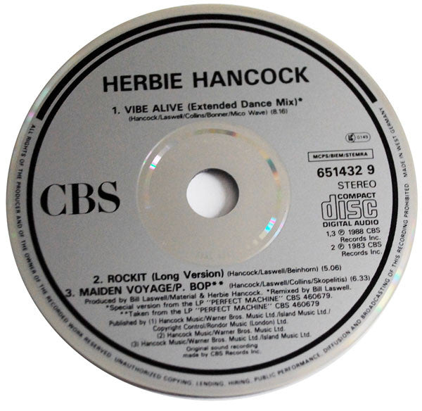 Herbie Hancock : Vibe Alive (CD, Single)