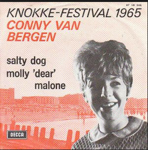 Conny Van Bergen : Salty Dog / Molly "Dear" Malone (7", Single, Mono)