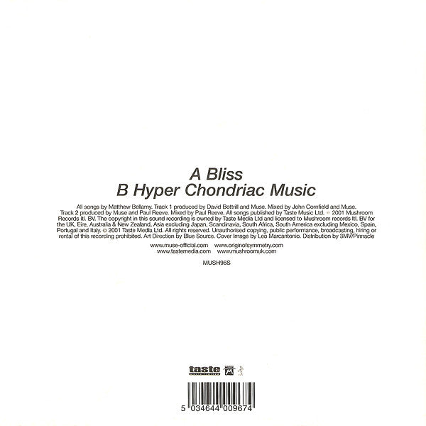 Muse : Bliss (7", Single)