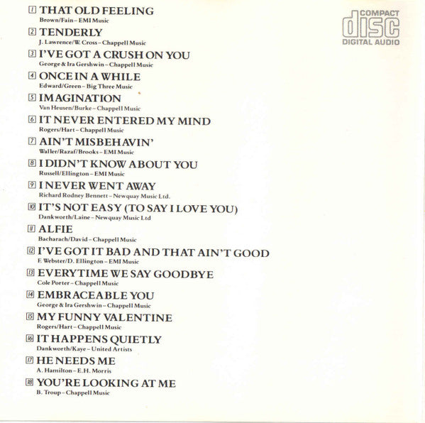 Cleo Laine : That Old Feeling (CD, Album, RE)