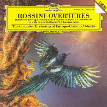 Gioacchino Rossini - The Chamber Orchestra Of Europe · Claudio Abbado : Overtures (Il Barbiere Di Siviglia · Semiramide · L'Italiana In Algeri · La Cenerentola · La Scala Di Seta · Guilliame Tell · La Gazza Ladra) (CD, Album)