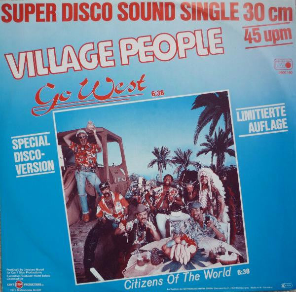 Village People : Go West (12", Ltd)