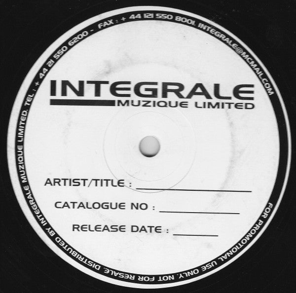 Moron : (Neo)Moronics Volume IV (12", Promo)