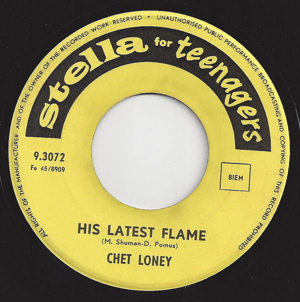 Chet Loney : Little Sister (7", Single)