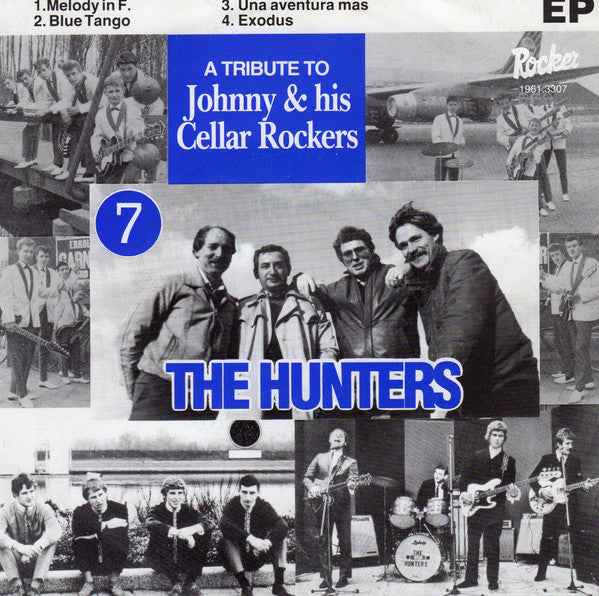 The Hunters (3) : A Tribute To Johnny & His Cellar Rockers (7", EP)