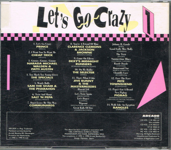 Various : Let's Go Crazy 1 (CD, Comp)