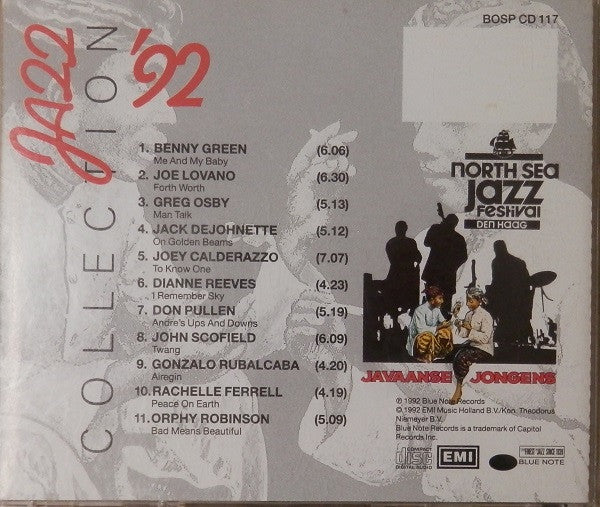 Various : Jazz Collection '92 (CD, Comp)