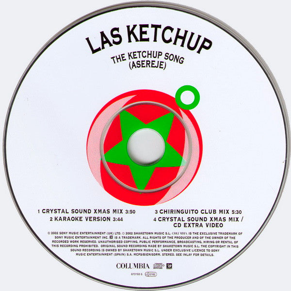 Las Ketchup : The Ketchup Song (Asereje) (CD, Single, Enh)